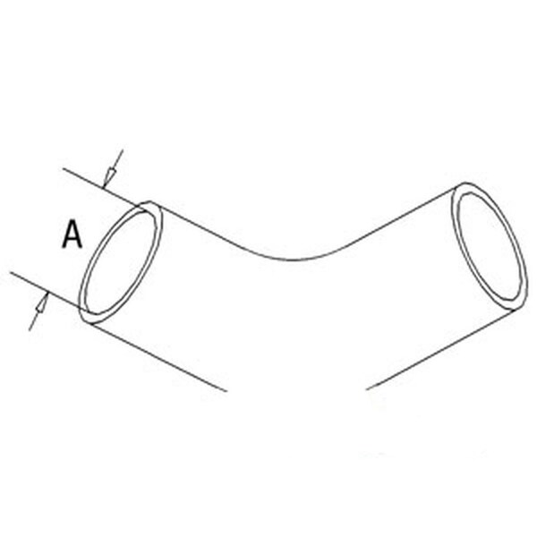 Aftermarket Fits John Deere Fits JD Tractor Lower Radiator Hose 8630 8640 8650 2 R63697 - main